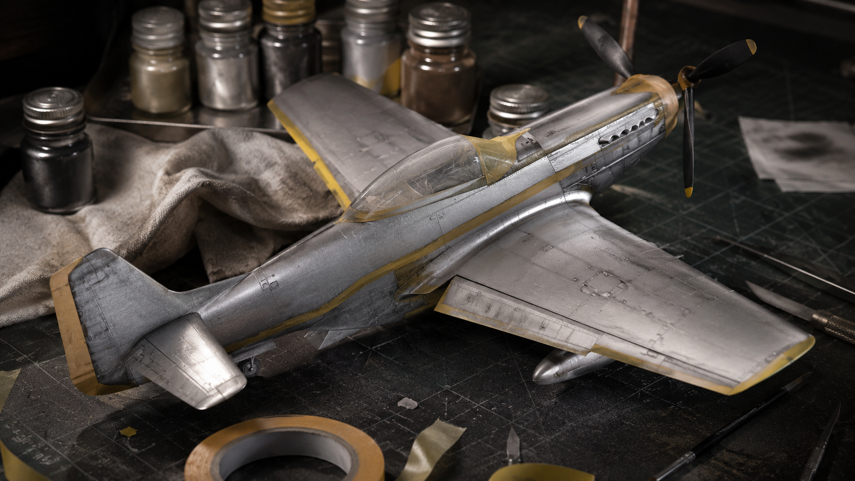 Natural metal finish